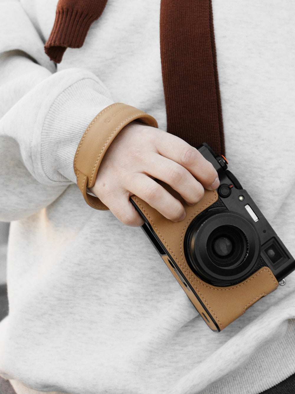 Cam-in LWS-036 Series Swift  Leather Camera Wrist Strap