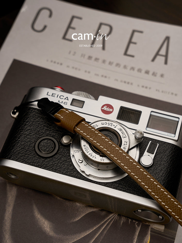 Cam-in LCS-068 Series Genuine Leather Shoulder Neck Camera Strap