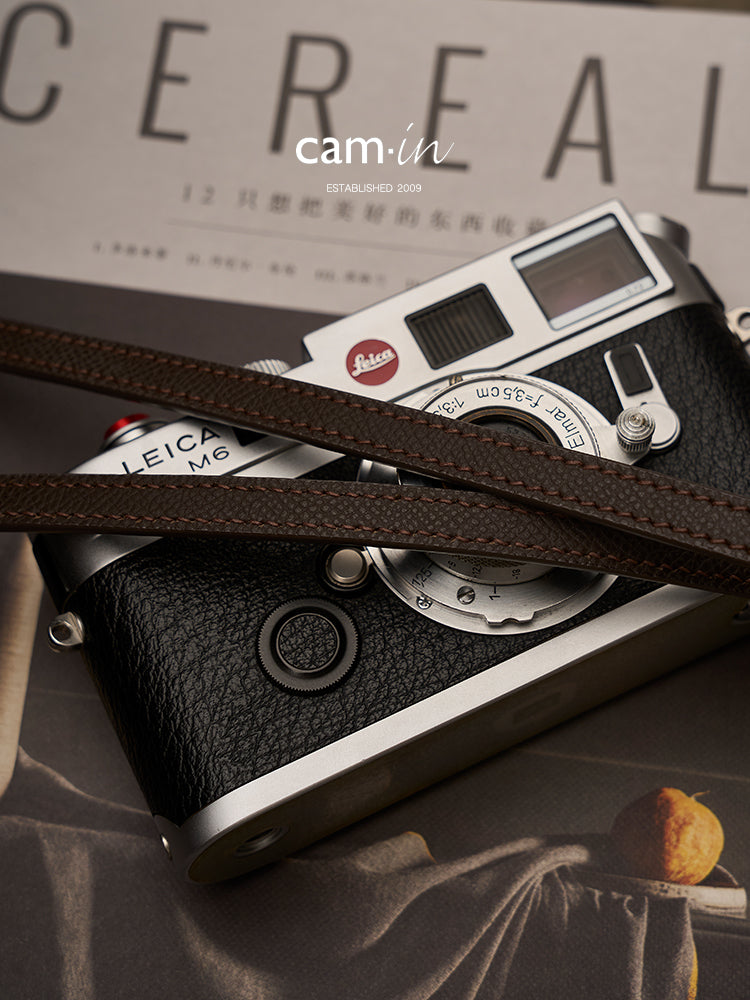 Cam-in LCS-068 Series Genuine Leather Shoulder Neck Camera Strap