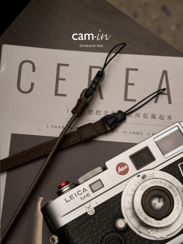 Cam-in LCS-068 Series Genuine Leather Shoulder Neck Camera Strap