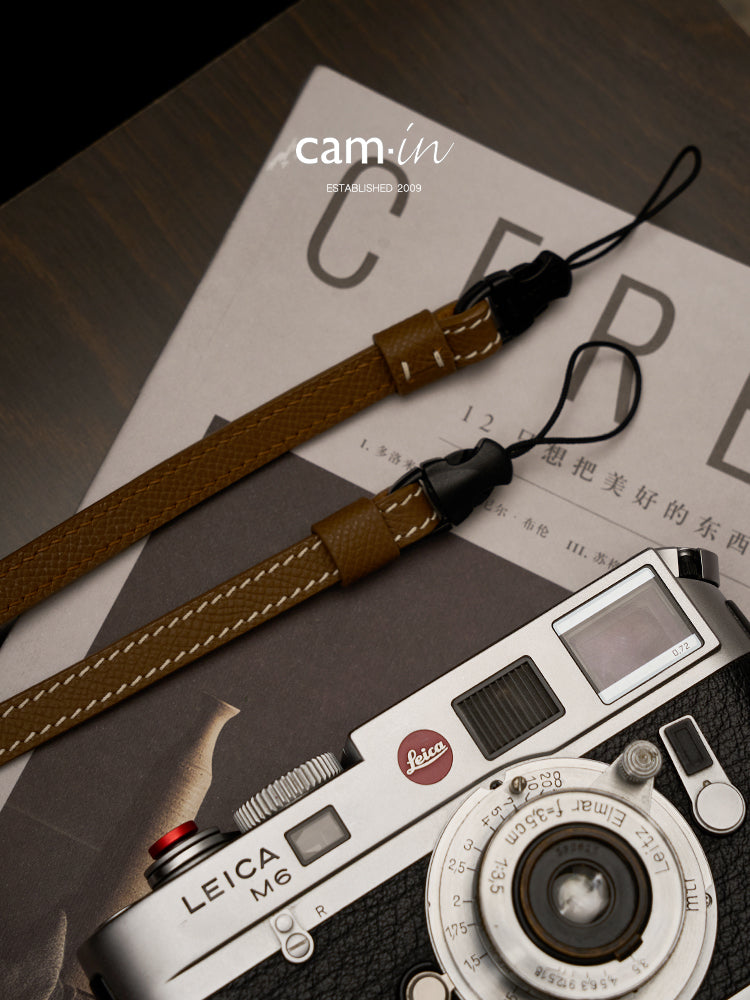 Cam-in LCS-068 Series Genuine Leather Shoulder Neck Camera Strap