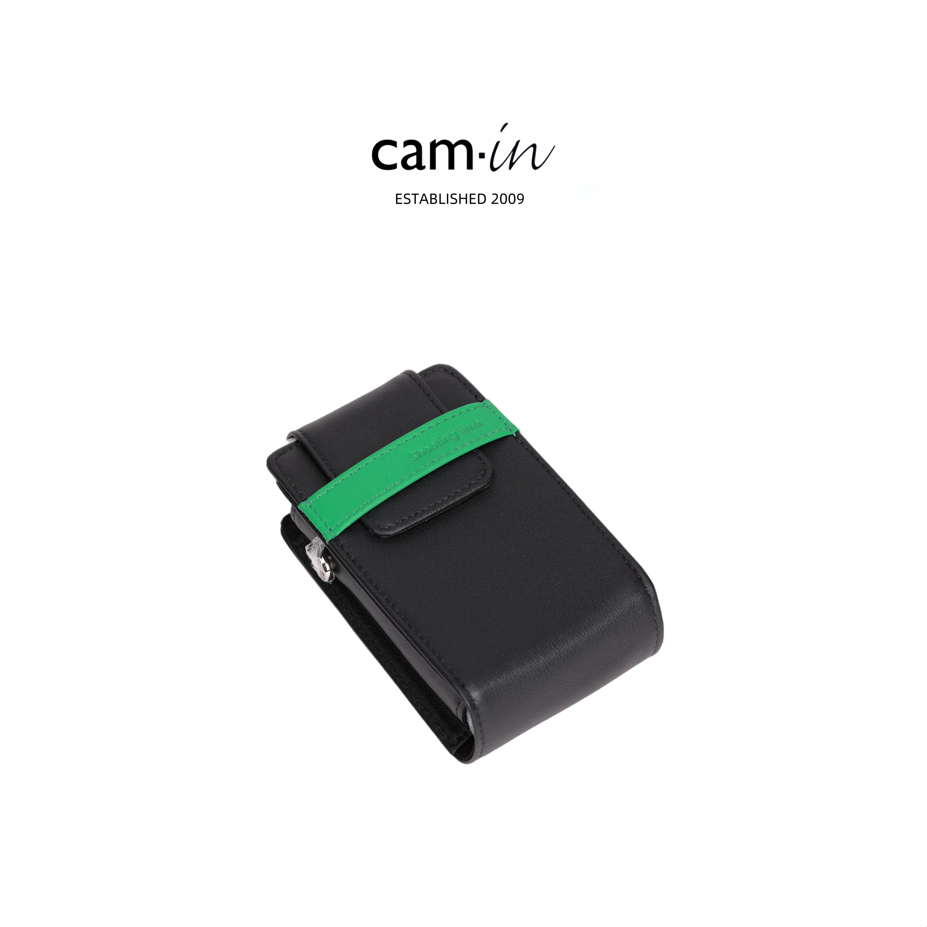Cam-in leather carrying case for Ricoh GRii, GRiii, SONY Cyber-shot HX-V700, and CONTAX T cameras