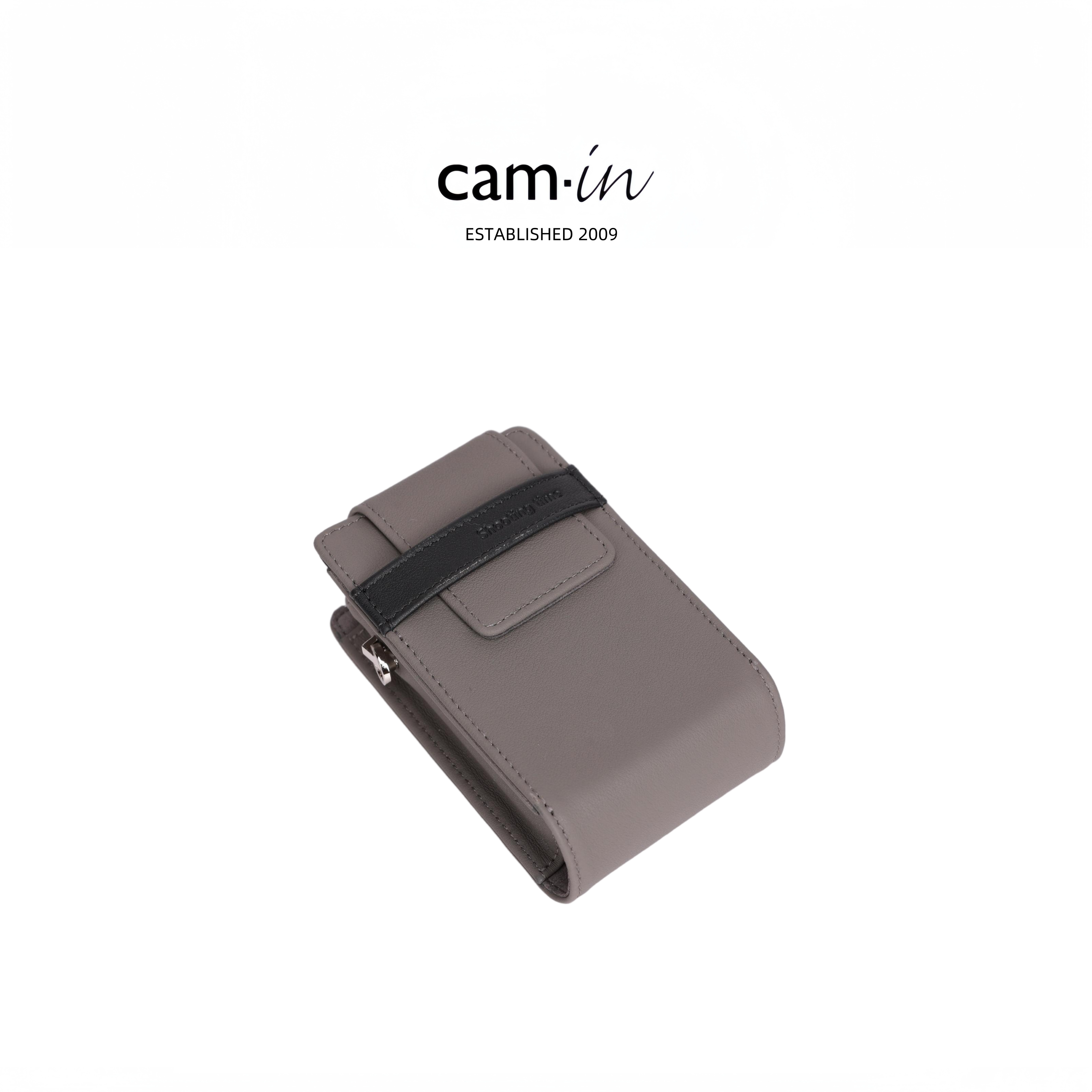 Cam-in leather carrying case for Ricoh GRii, GRiii, SONY Cyber-shot HX-V700, and CONTAX T cameras
