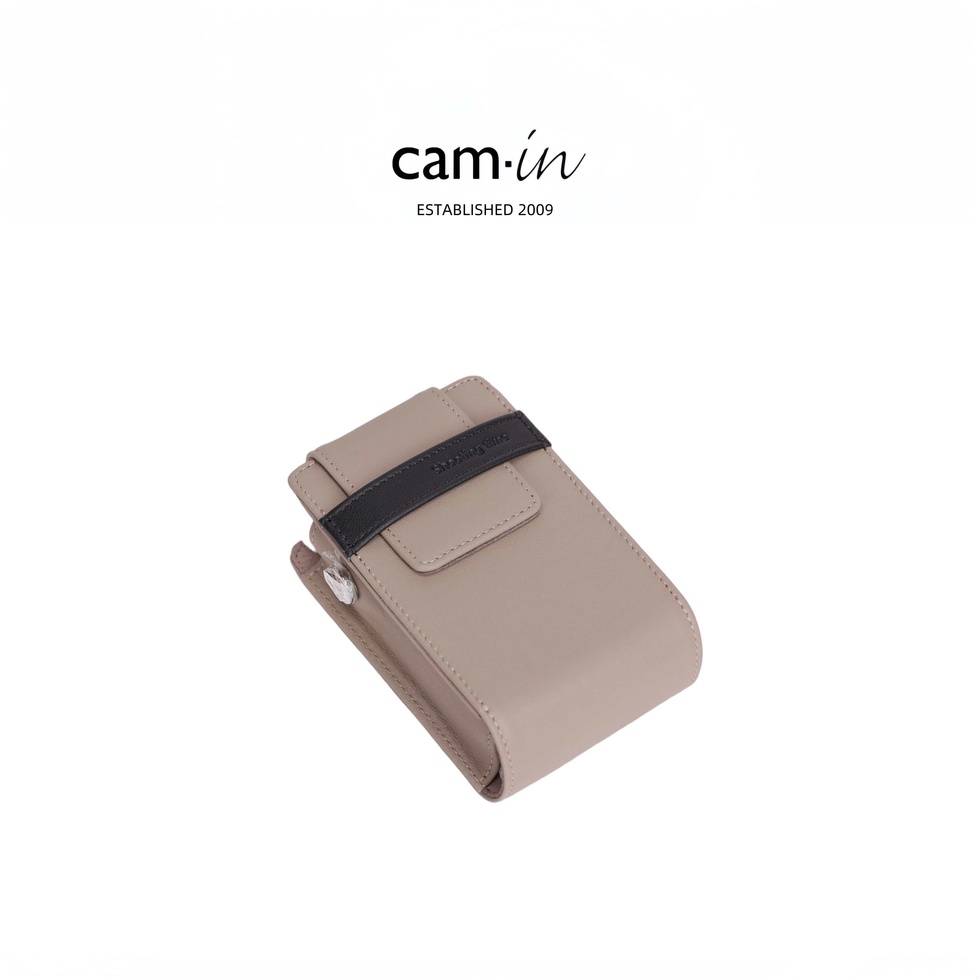 Cam-in leather carrying case for Ricoh GRii, GRiii, SONY Cyber-shot HX-V700, and CONTAX T cameras