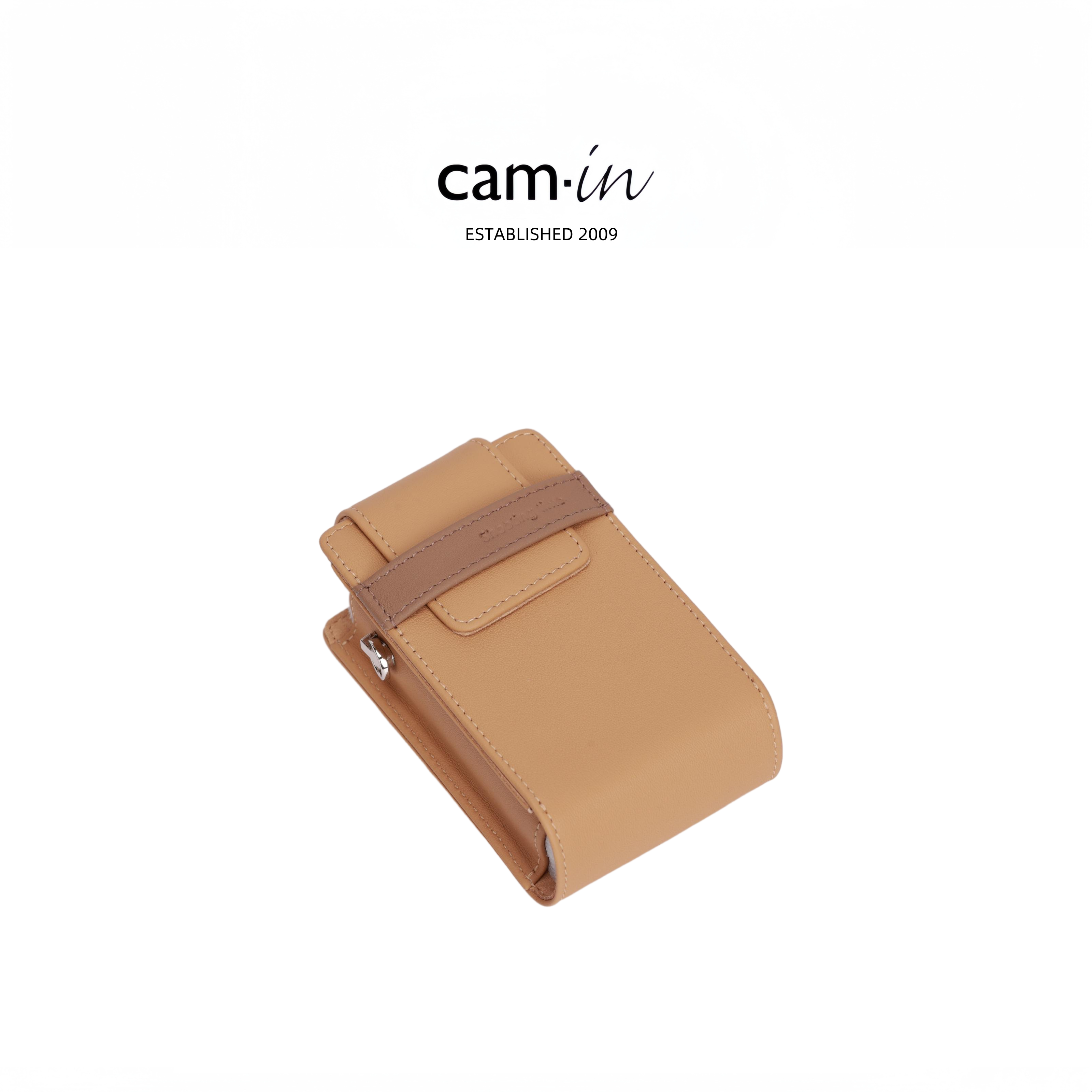 Cam-in leather carrying case for Ricoh GRii, GRiii, SONY Cyber-shot HX-V700, and CONTAX T cameras