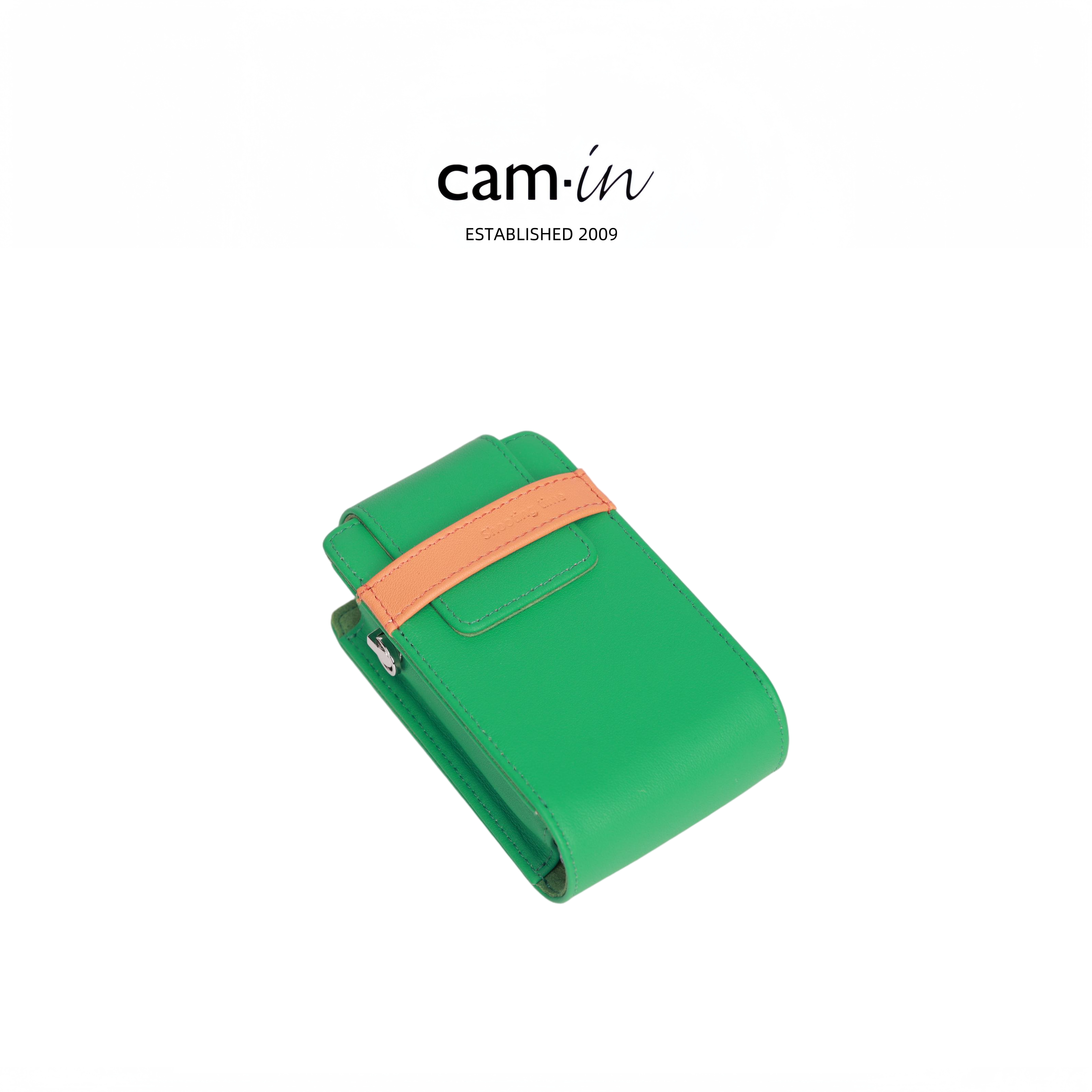 Cam-in leather carrying case for Ricoh GRii, GRiii, SONY Cyber-shot HX-V700, and CONTAX T cameras